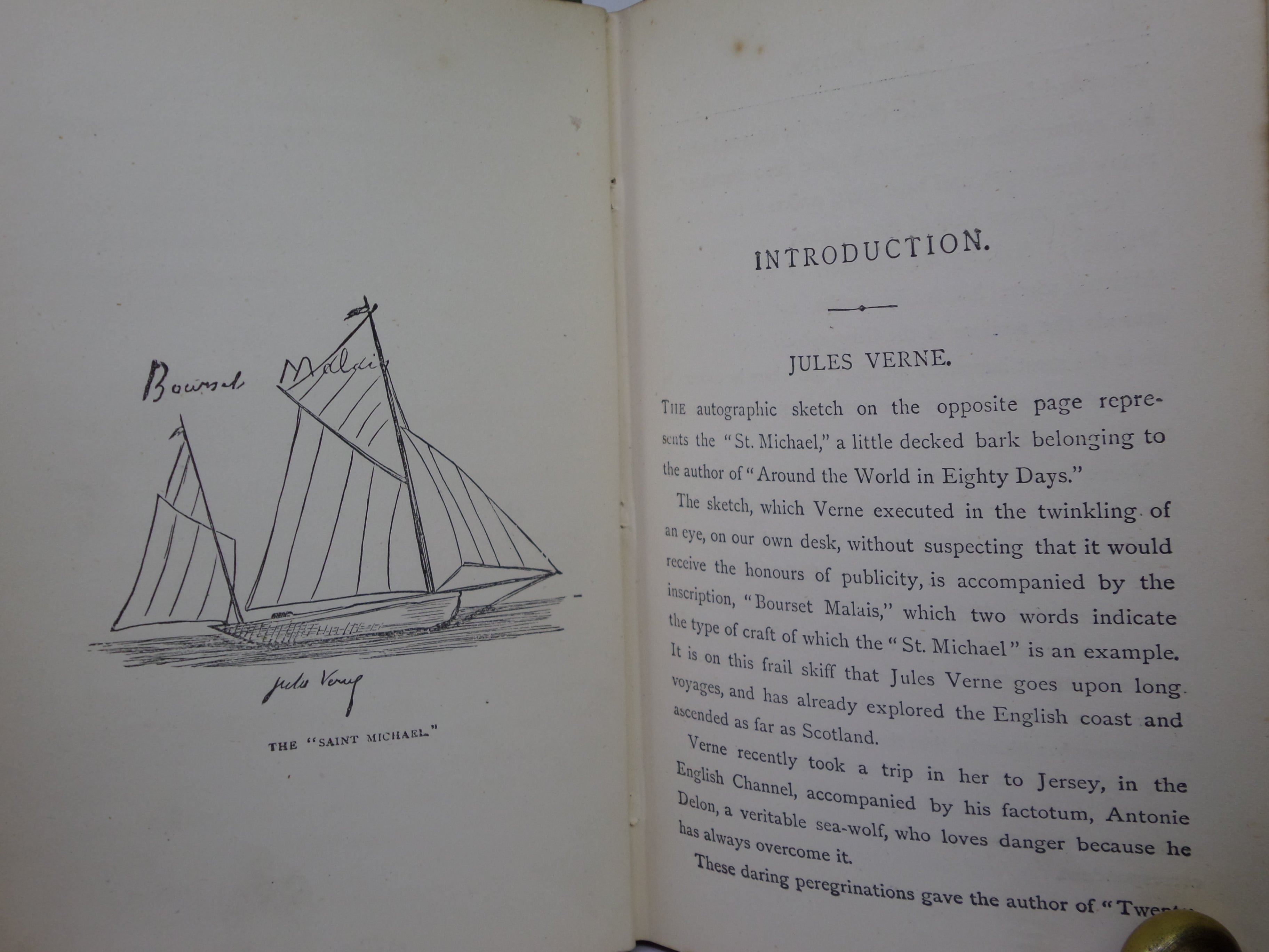 AROUND THE WORLD IN EIGHTY DAYS BY JULES VERNE C.1900