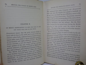 AROUND THE WORLD IN EIGHTY DAYS BY JULES VERNE C.1900