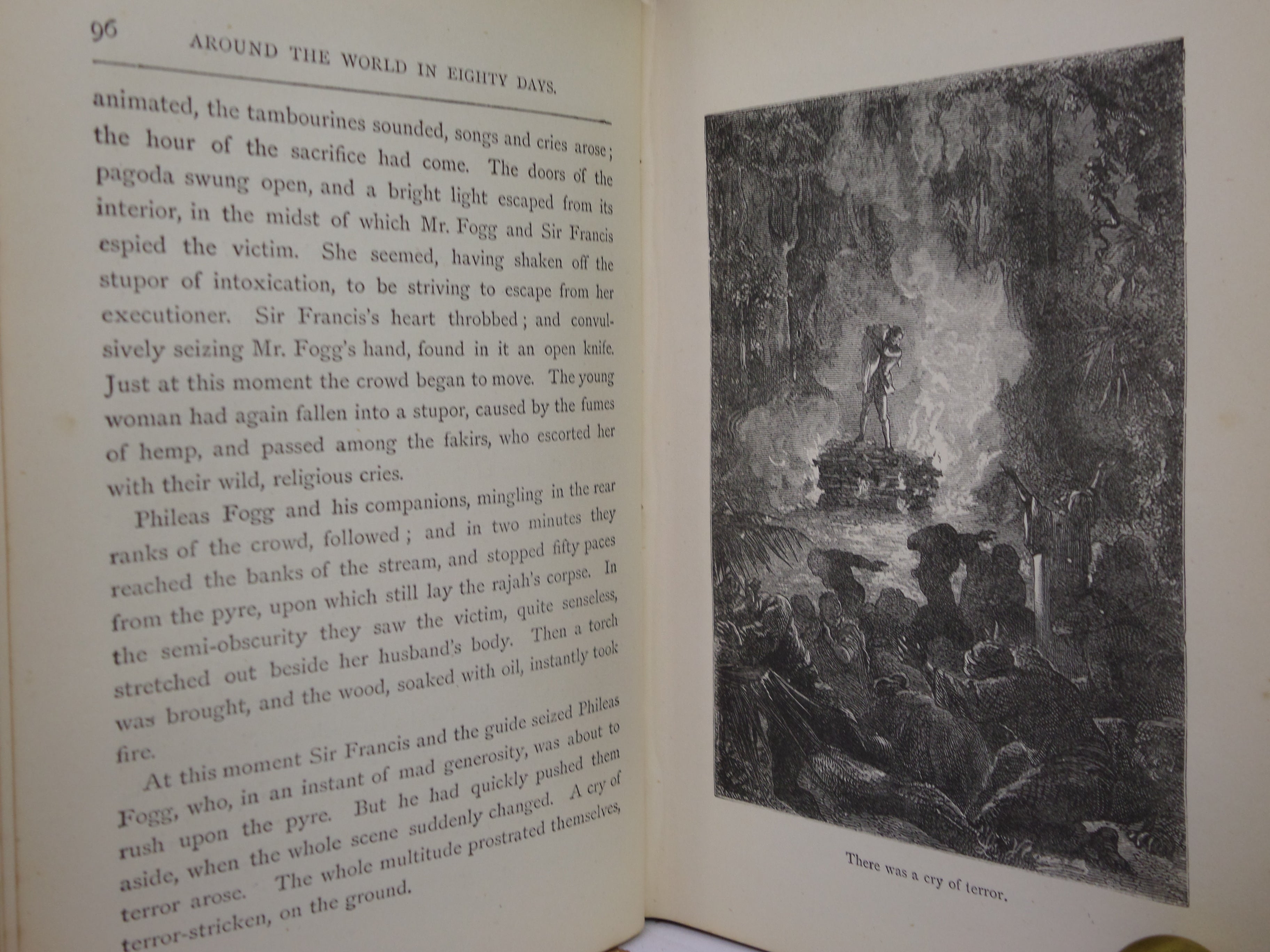 AROUND THE WORLD IN EIGHTY DAYS BY JULES VERNE C.1900