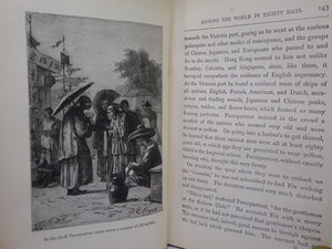 AROUND THE WORLD IN EIGHTY DAYS BY JULES VERNE C.1900