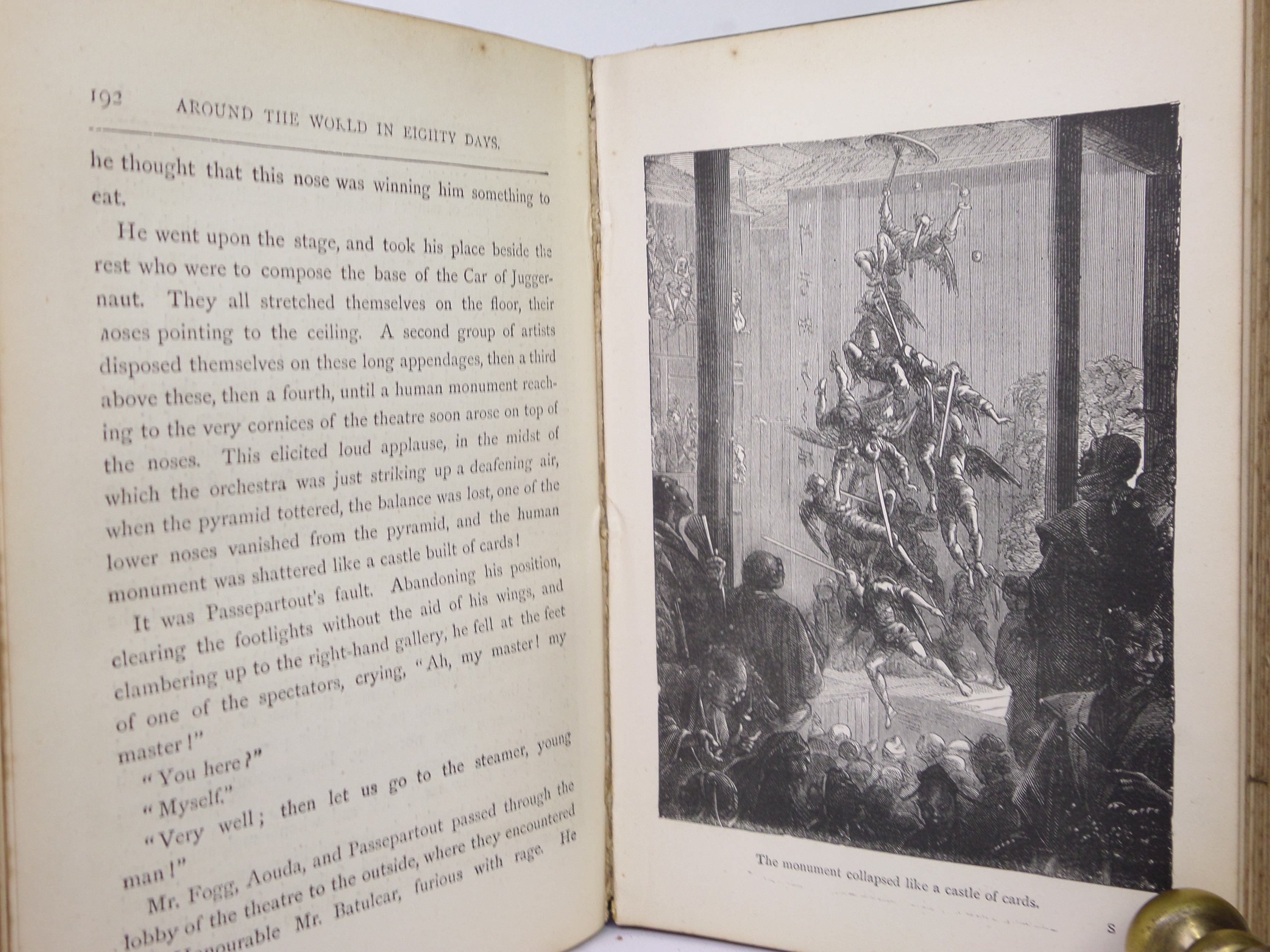 AROUND THE WORLD IN EIGHTY DAYS BY JULES VERNE C.1900