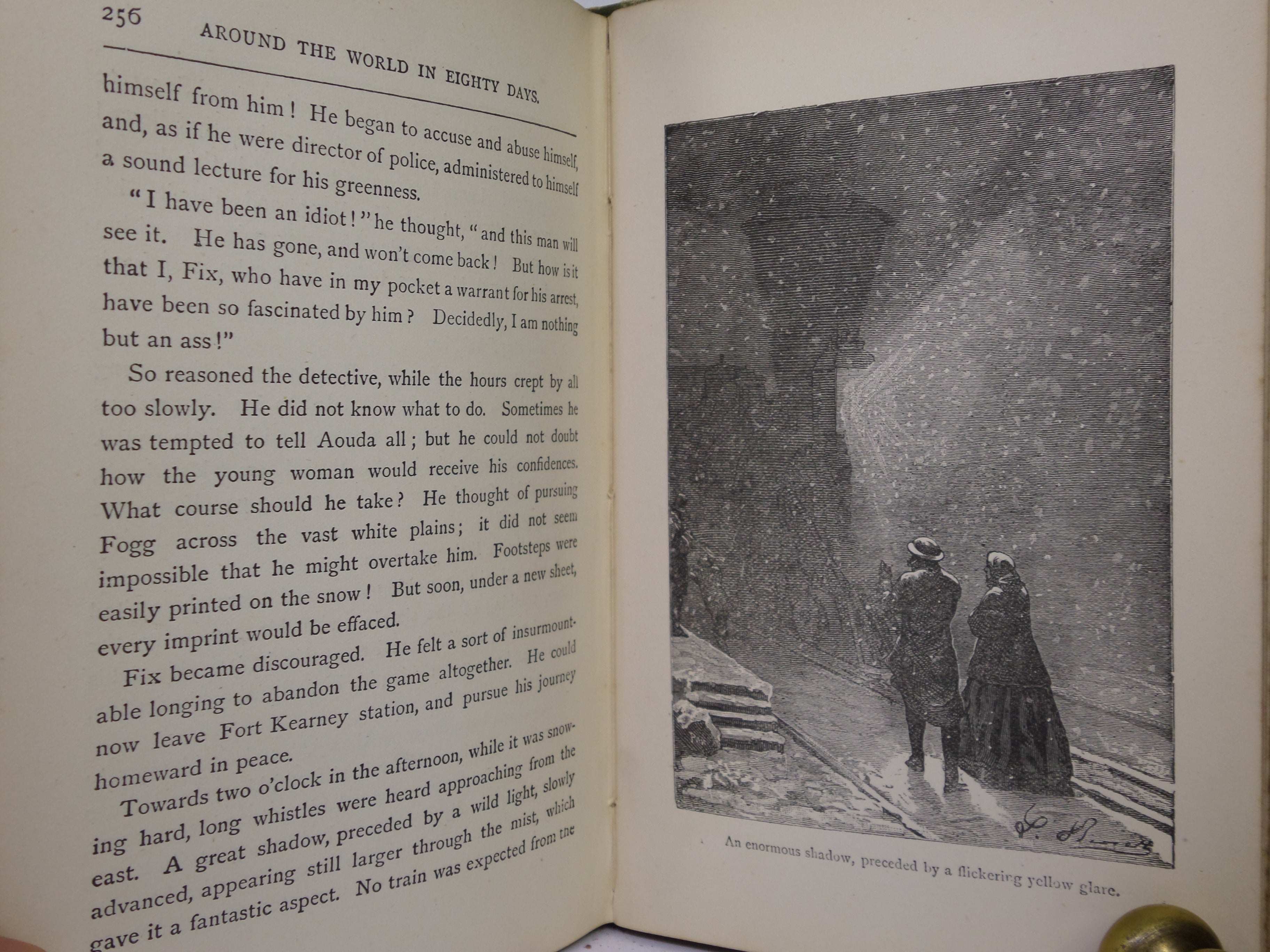 AROUND THE WORLD IN EIGHTY DAYS BY JULES VERNE C.1900