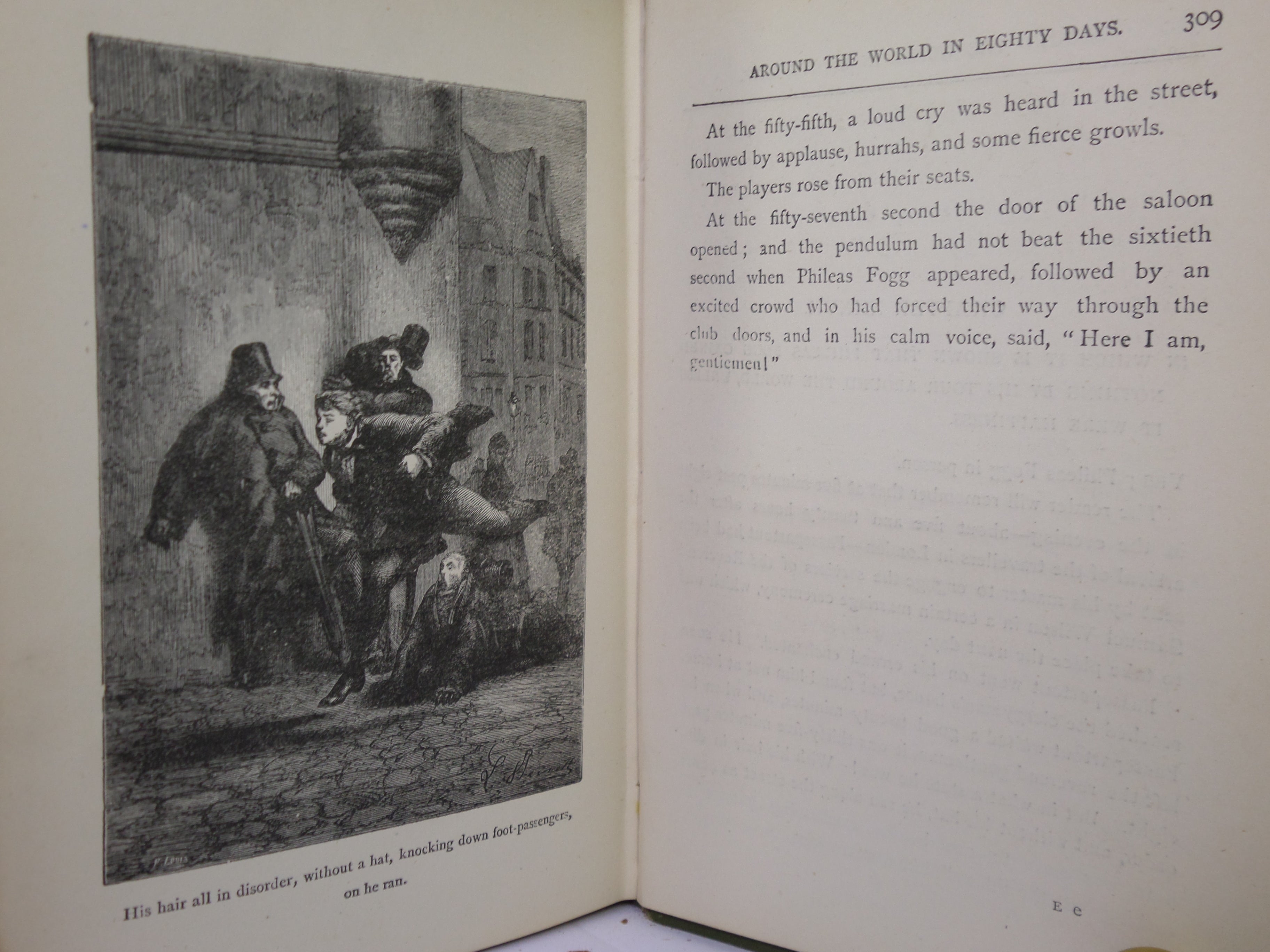 AROUND THE WORLD IN EIGHTY DAYS BY JULES VERNE C.1900