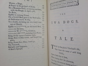 POEMS CHIEFLY IN THE SCOTTISH DIALECT BY ROBERT BURNS SANGORSKI FINE BINDING