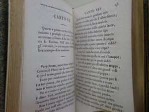 [ITALIAN POETRY] BIBLIOTECA POETICA ITALIANA 1820-22 FINELY BOUND IN 30 MINIATURE VOLUMES