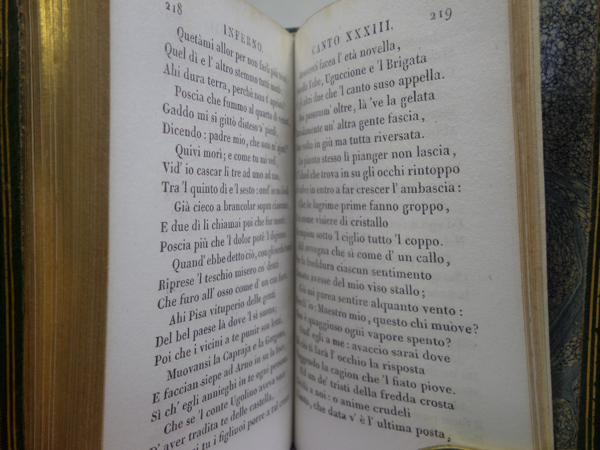 [ITALIAN POETRY] BIBLIOTECA POETICA ITALIANA 1820-22 FINELY BOUND IN 30 MINIATURE VOLUMES