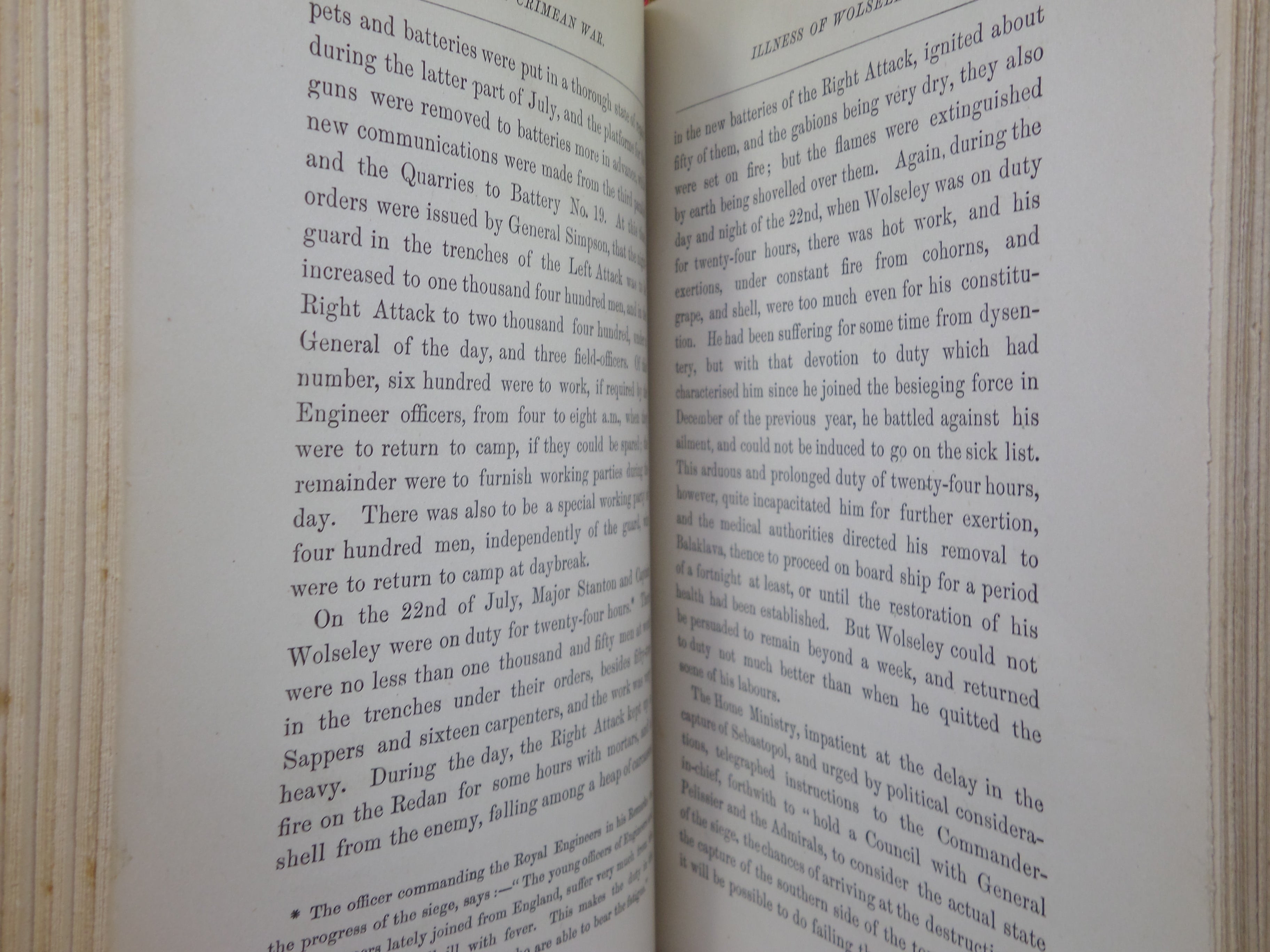 A MEMOIR OF LIEUTENANT-GENERAL SIR GARNET J. WOLSELEY BY CHARLES RATHBONE LOW 1878 FIRST EDITION FINELY BOUND BY BAYNTUN-RIVIERE