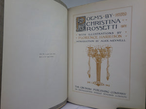 POEMS BY CHRISTINA ROSSETTI 1910 ILLUSTRATED BY FLORENCE HARRISON