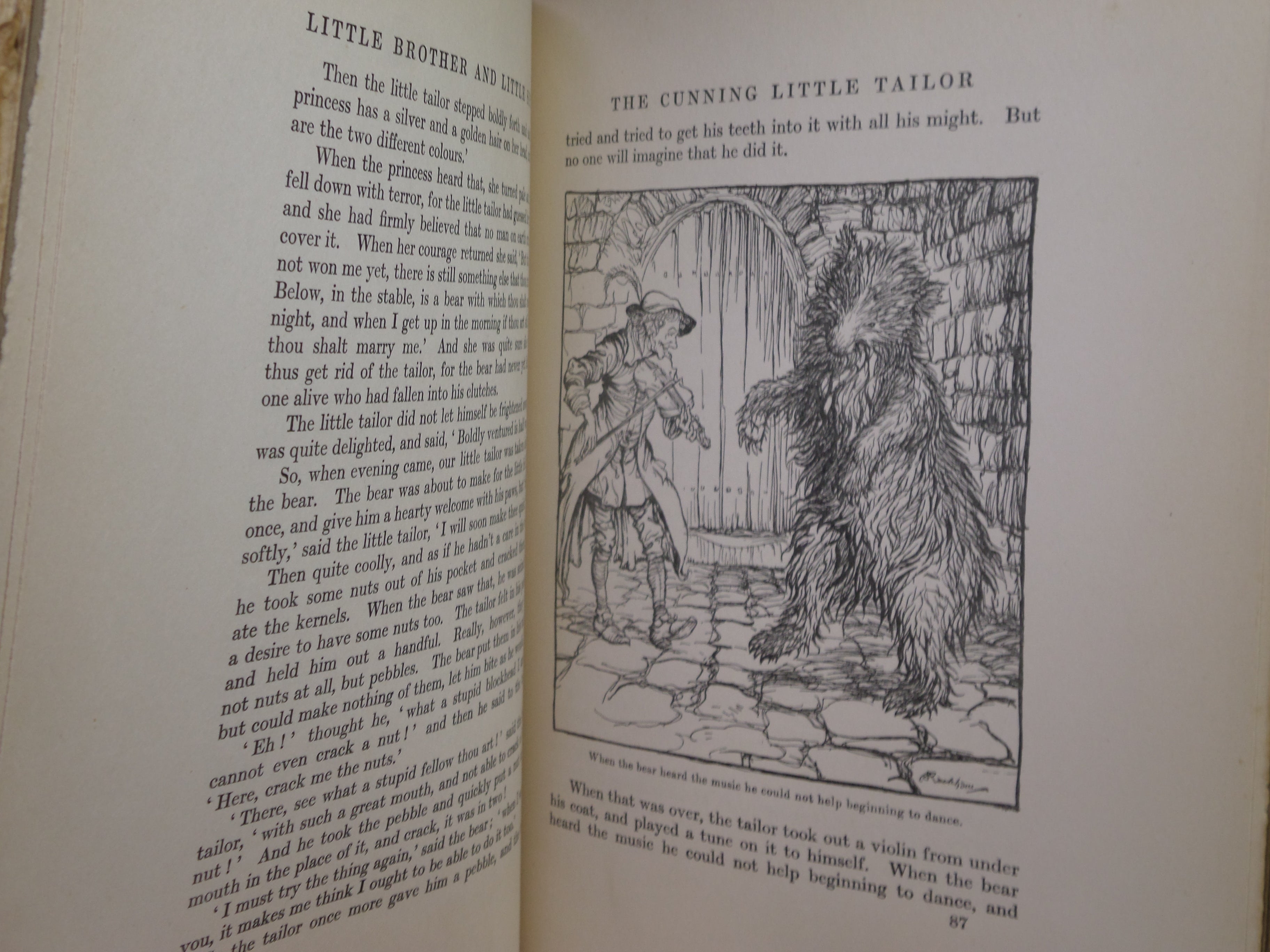 LITTLE BROTHER & LITTLE SISTER 1917 BROTHERS GRIMM, ARTHUR RACKHAM FIRST EDITION