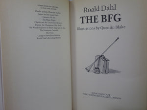 THE BFG BY ROALD DAHL 1982 FIRST EDITION