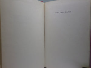 WHO GOES HANG? BY STANLEY HYLAND 1958 FIRST EDITION HARDCOVER