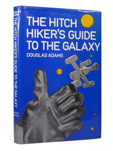 THE HITCH HIKER'S GUIDE TO THE GALAXY BY DOUGLAS ADAMS 1985 SECOND IMPRESSION