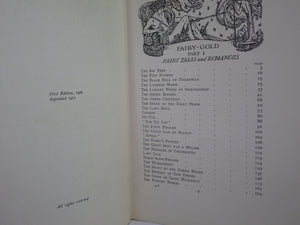 FAIRY-GOLD: A BOOK OF OLD ENGLISH FAIRY TALES CHOSEN BY ERNEST RHYS 1911