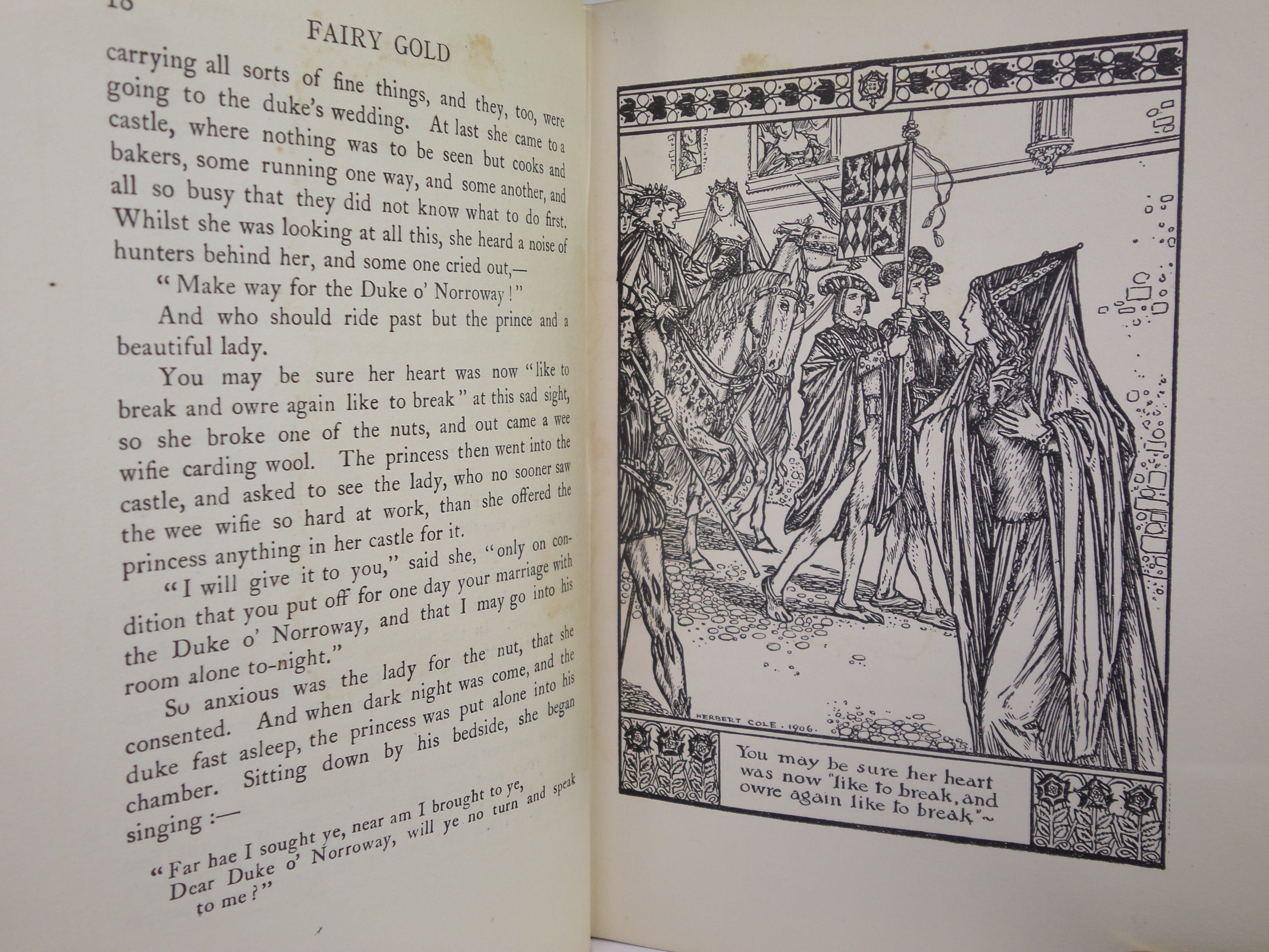 FAIRY-GOLD: A BOOK OF OLD ENGLISH FAIRY TALES CHOSEN BY ERNEST RHYS 1911