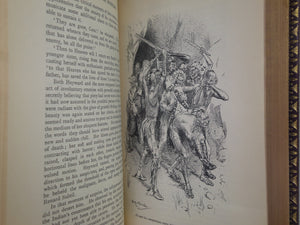 THE LAST OF THE MOHICANS BY JAMES FENIMORE COOPER 1900 BAYNTUN BINDING, H.M. BROCK ILLUSTRATIONS