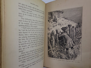 TREASURE ISLAND BY ROBERT LOUIS STEVENSON 1885 FIRST ILLUSTRATED EDITION