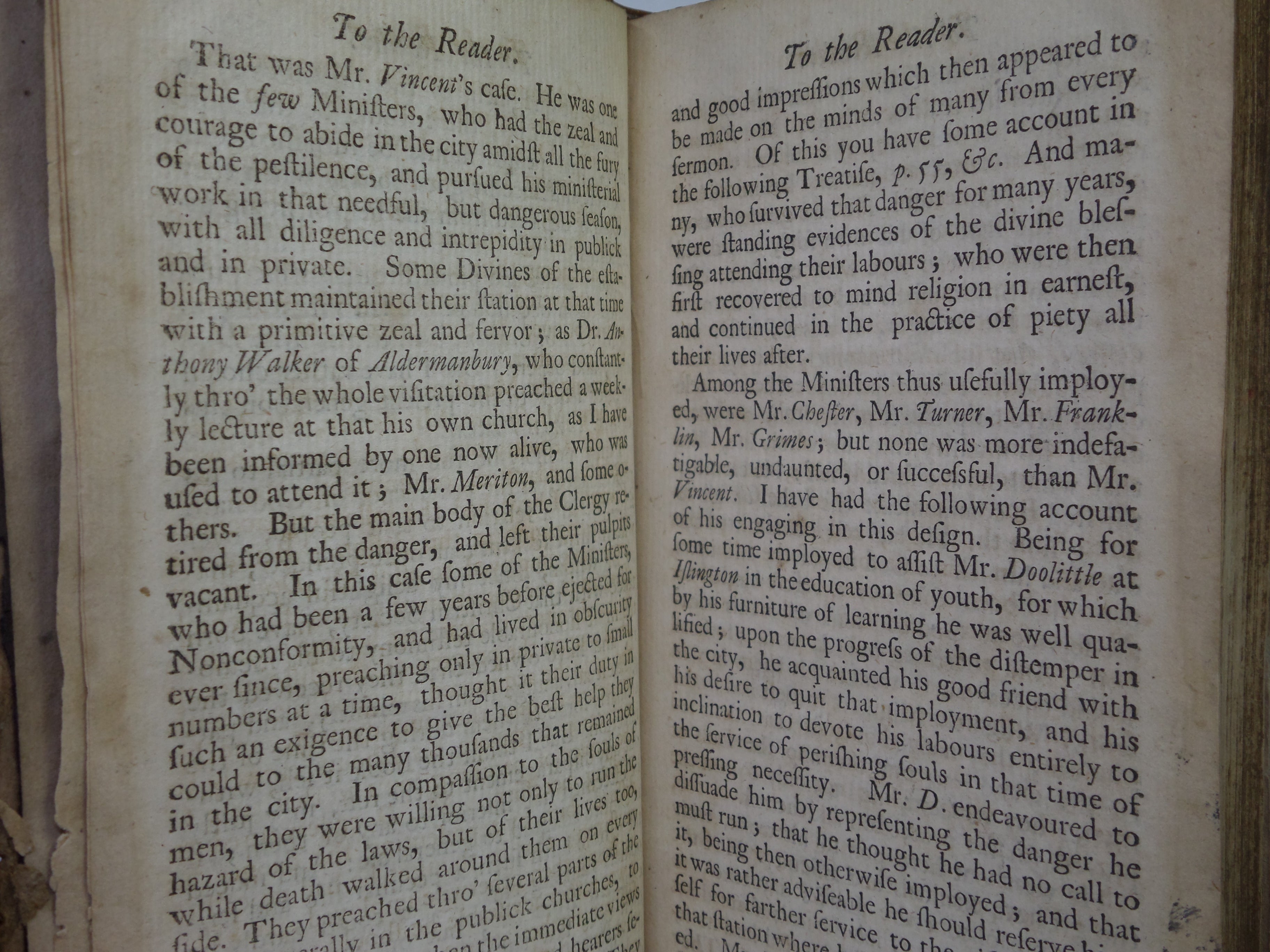 GOD'S TERRIBLE VOICE IN THE CITY 1722 THOMAS VINCENT [PLAGUE - GREAT FIRE OF LONDON]
