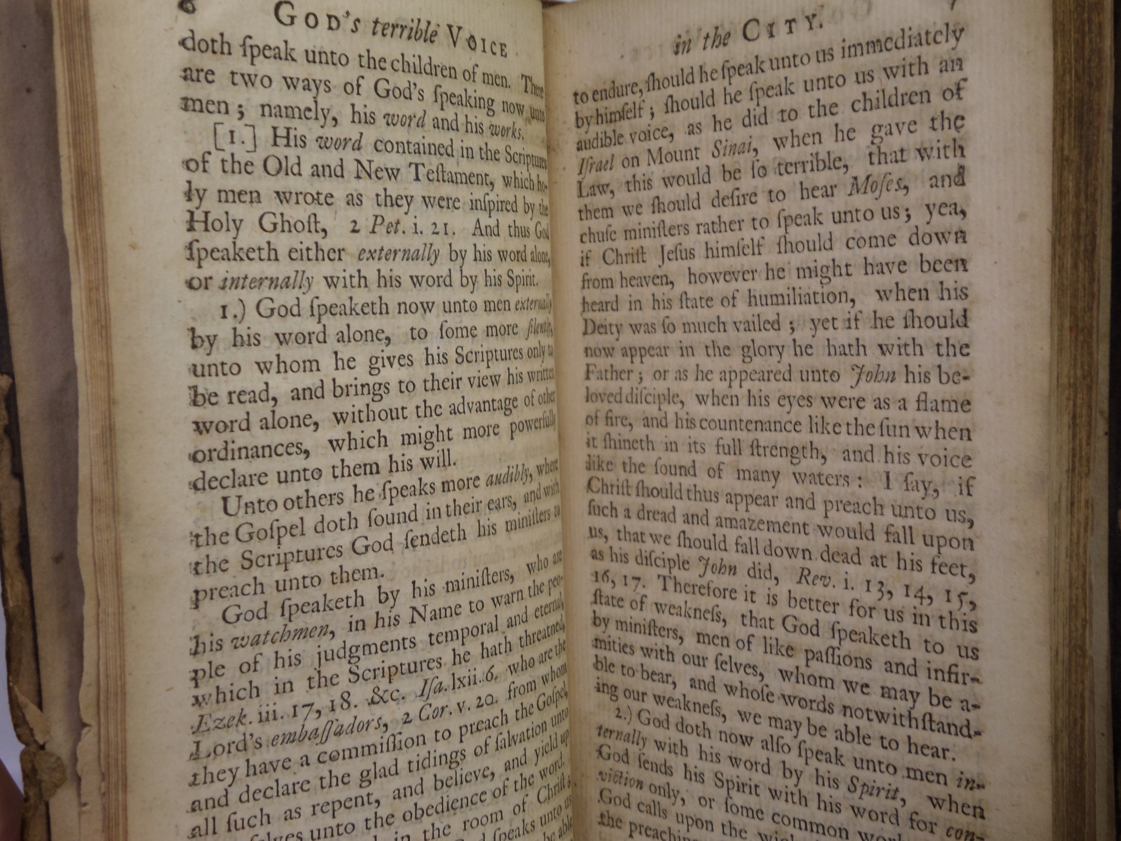 GOD'S TERRIBLE VOICE IN THE CITY 1722 THOMAS VINCENT [PLAGUE - GREAT FIRE OF LONDON]