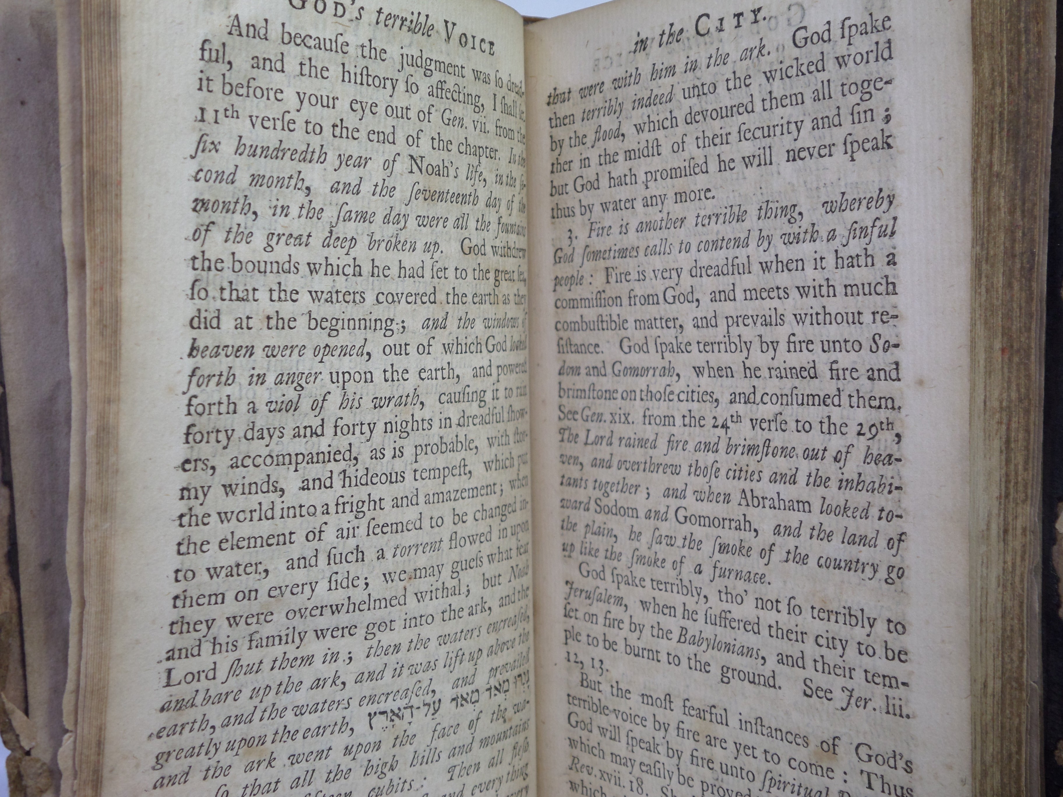 GOD'S TERRIBLE VOICE IN THE CITY 1722 THOMAS VINCENT [PLAGUE - GREAT FIRE OF LONDON]