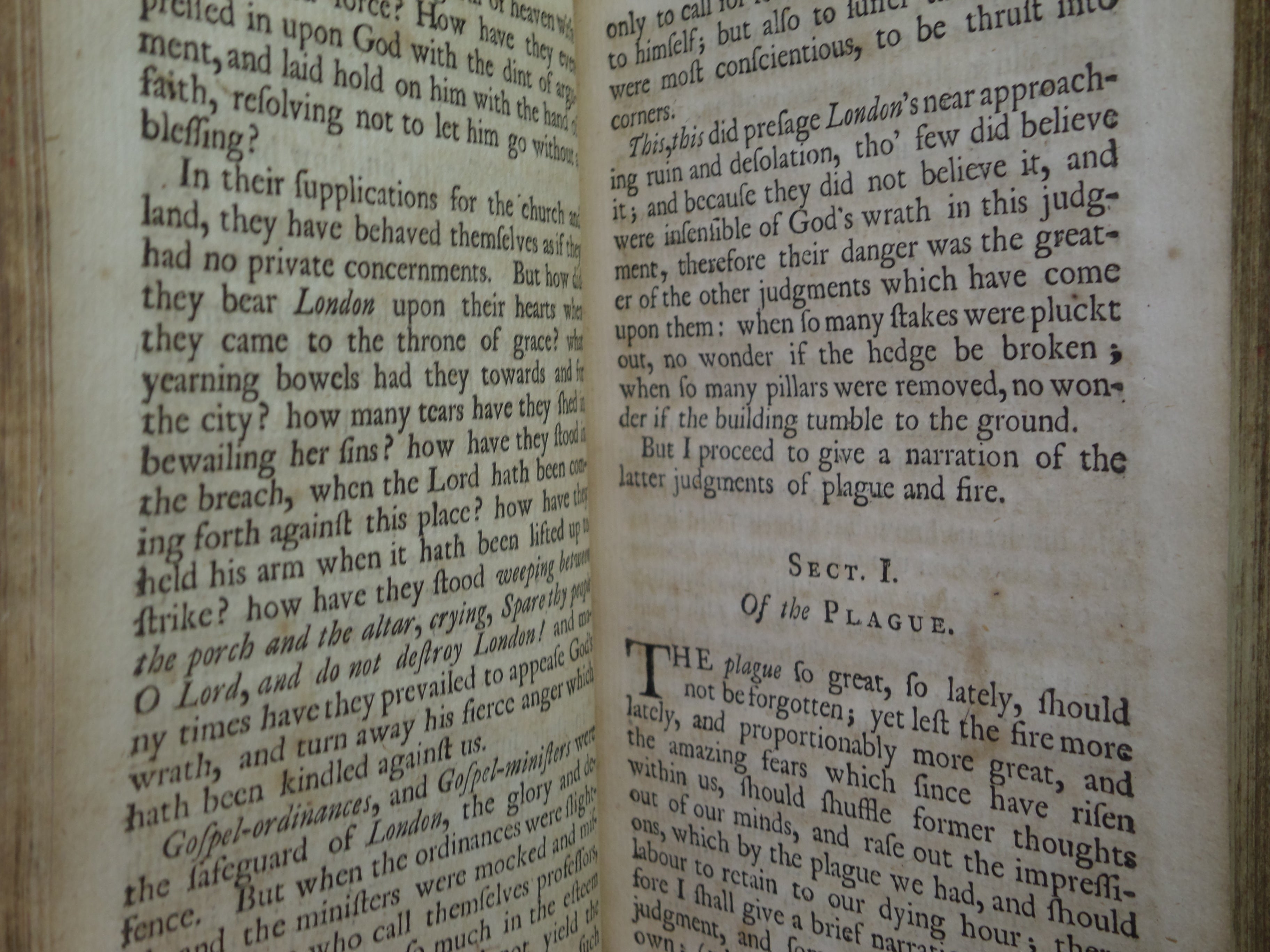 GOD'S TERRIBLE VOICE IN THE CITY 1722 THOMAS VINCENT [PLAGUE - GREAT FIRE OF LONDON]