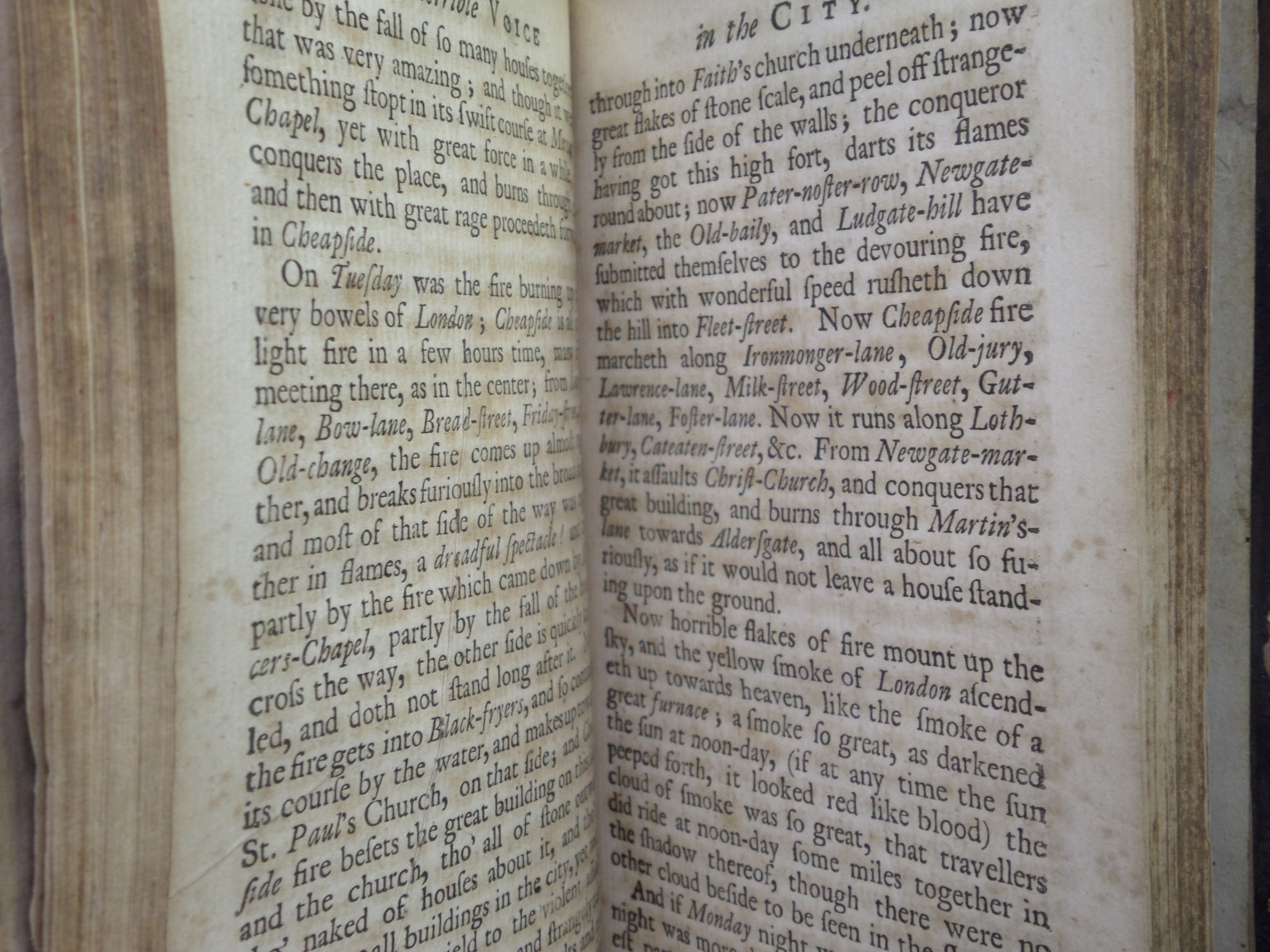 GOD'S TERRIBLE VOICE IN THE CITY 1722 THOMAS VINCENT [PLAGUE - GREAT FIRE OF LONDON]