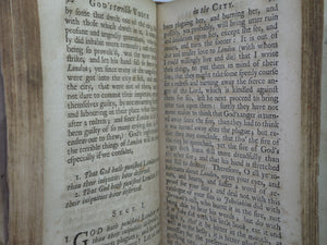 GOD'S TERRIBLE VOICE IN THE CITY 1722 THOMAS VINCENT [PLAGUE - GREAT FIRE OF LONDON]