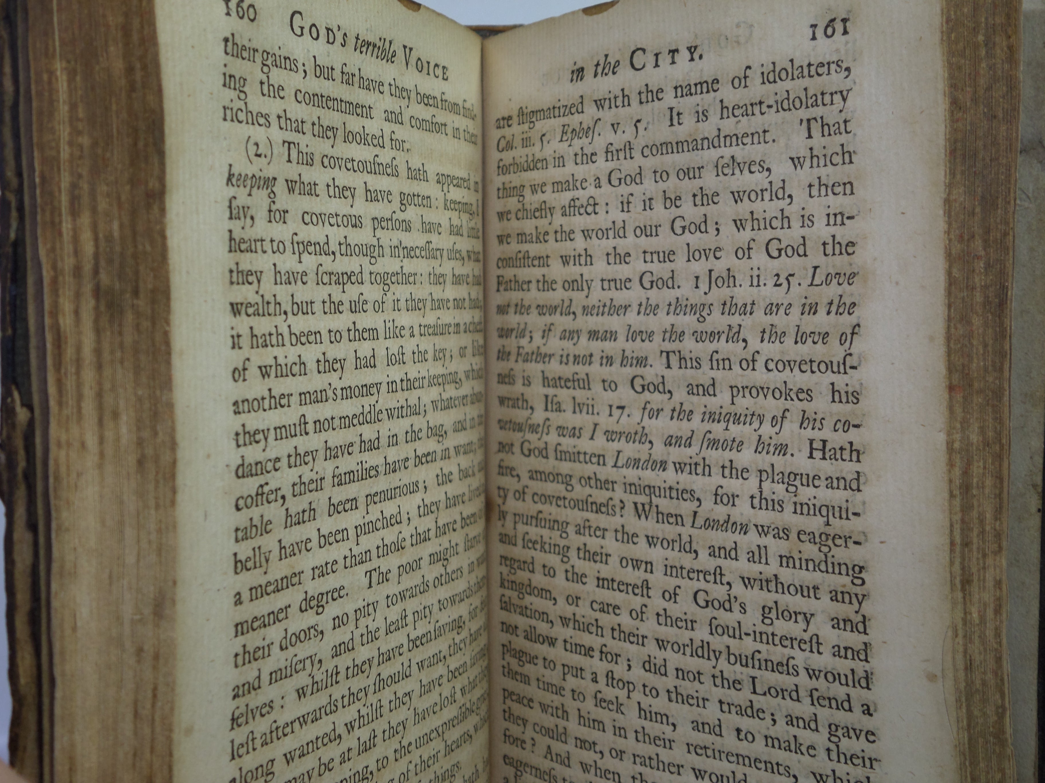 GOD'S TERRIBLE VOICE IN THE CITY 1722 THOMAS VINCENT [PLAGUE - GREAT FIRE OF LONDON]