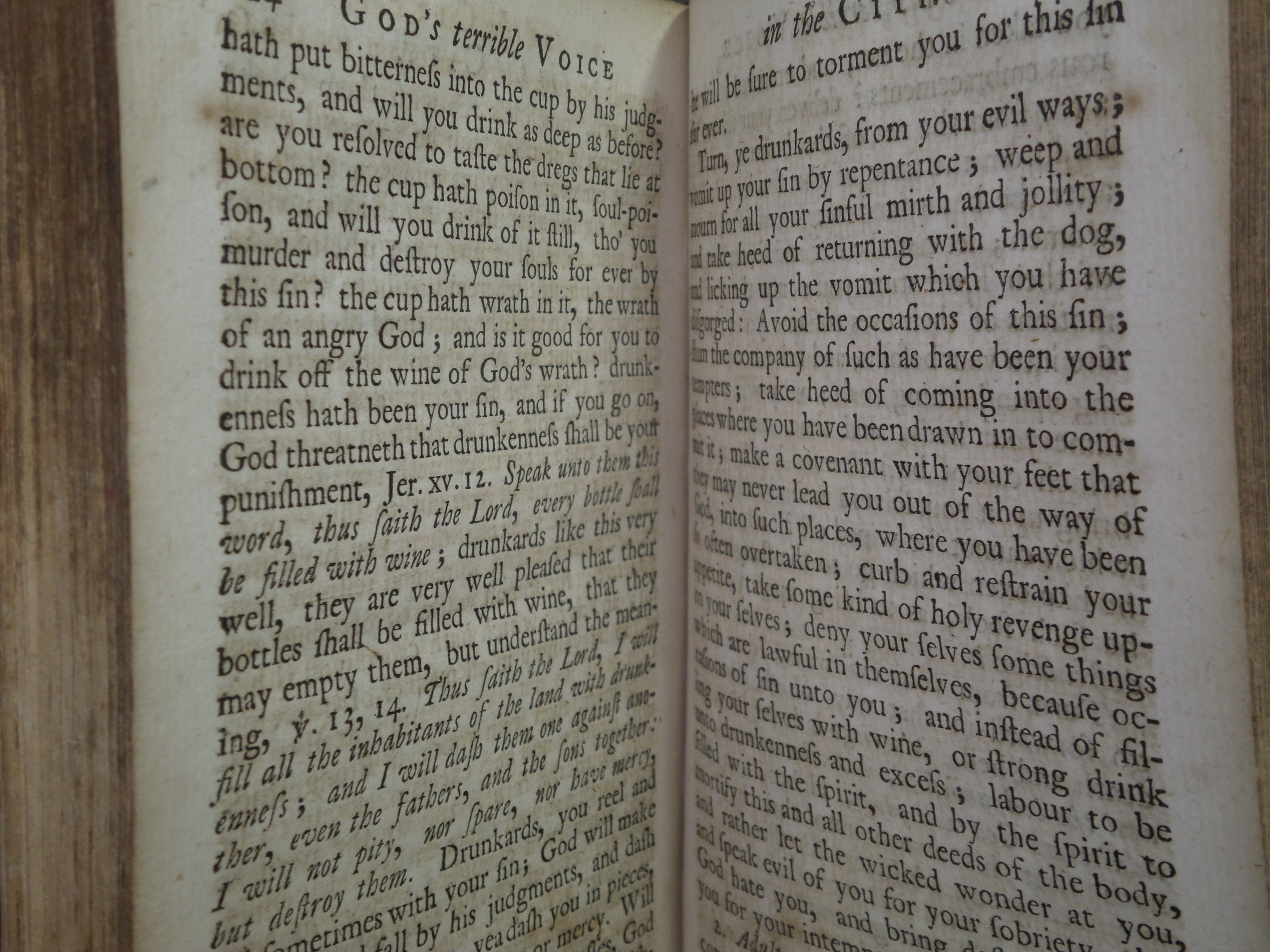 GOD'S TERRIBLE VOICE IN THE CITY 1722 THOMAS VINCENT [PLAGUE - GREAT FIRE OF LONDON]