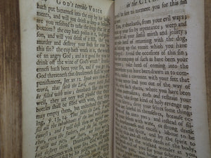 GOD'S TERRIBLE VOICE IN THE CITY 1722 THOMAS VINCENT [PLAGUE - GREAT FIRE OF LONDON]