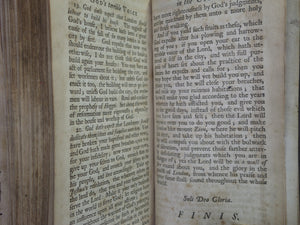 GOD'S TERRIBLE VOICE IN THE CITY 1722 THOMAS VINCENT [PLAGUE - GREAT FIRE OF LONDON]