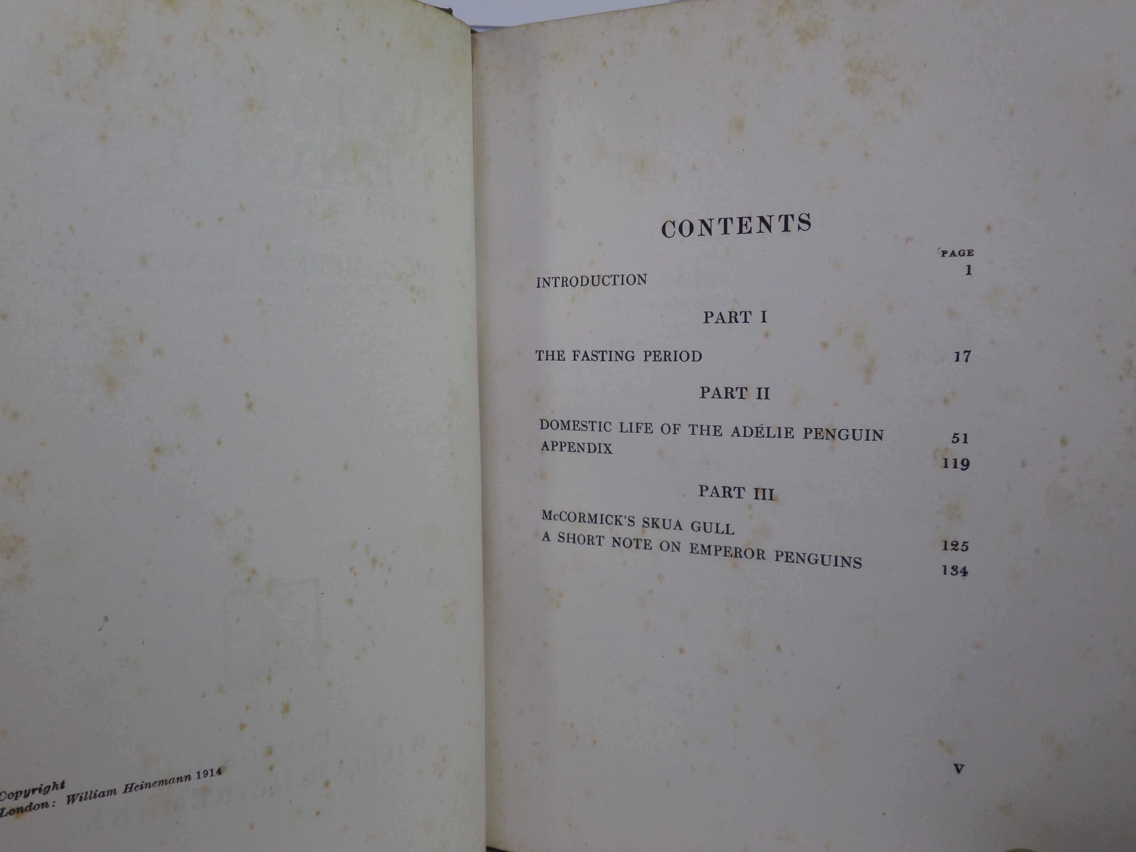 ANTARCTIC PENGUINS BY DR G. MURRAY LEVICK 1914 FIRST EDITION