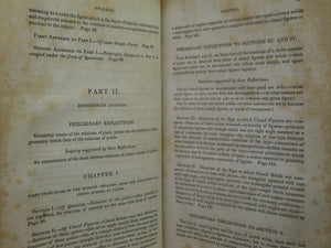 INDUCTIVE GEOMETRY BY CHARLES BONNYCASTLE 1834 FIRST EDITION