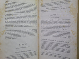 INDUCTIVE GEOMETRY BY CHARLES BONNYCASTLE 1834 FIRST EDITION