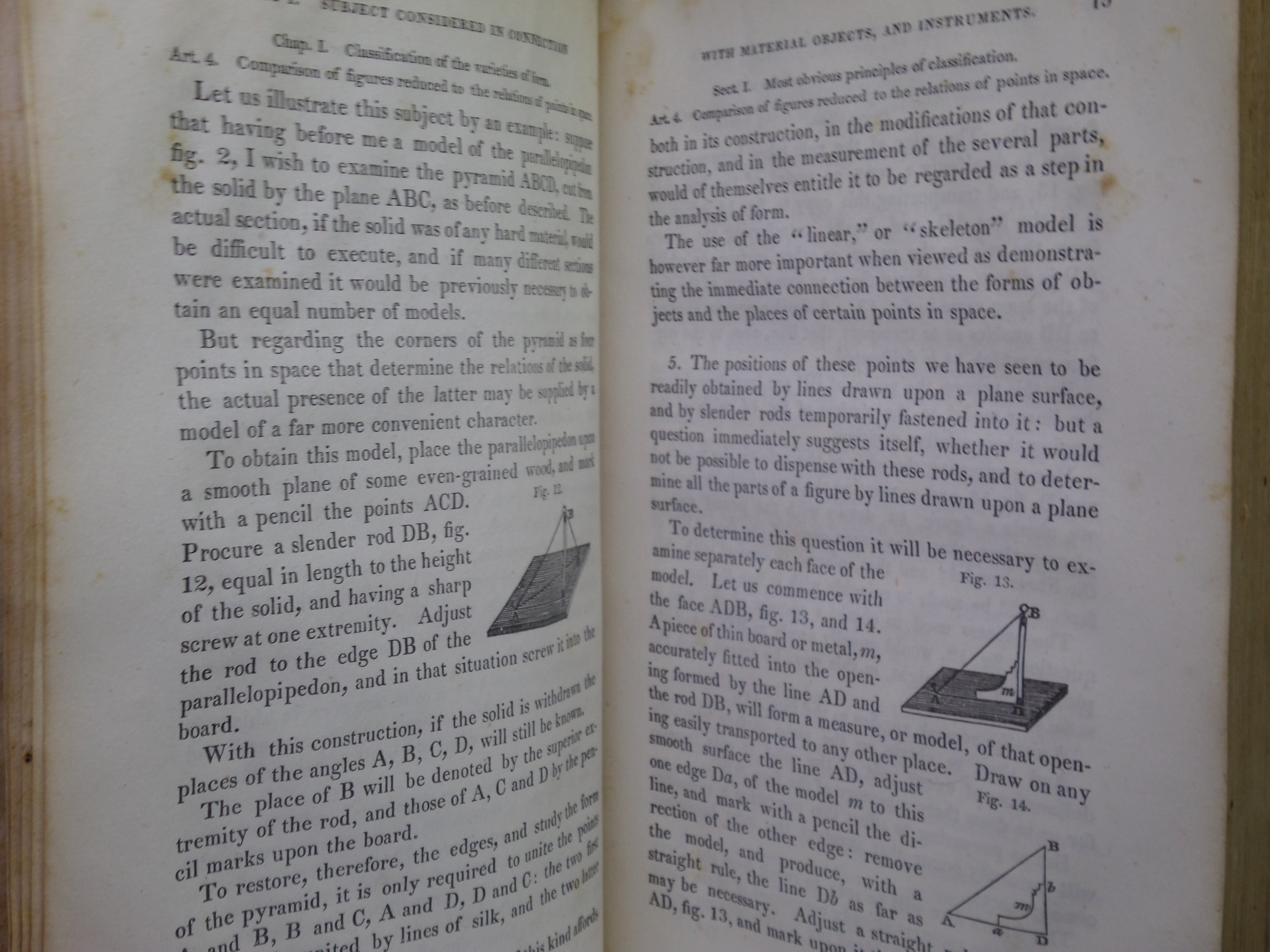 INDUCTIVE GEOMETRY BY CHARLES BONNYCASTLE 1834 FIRST EDITION