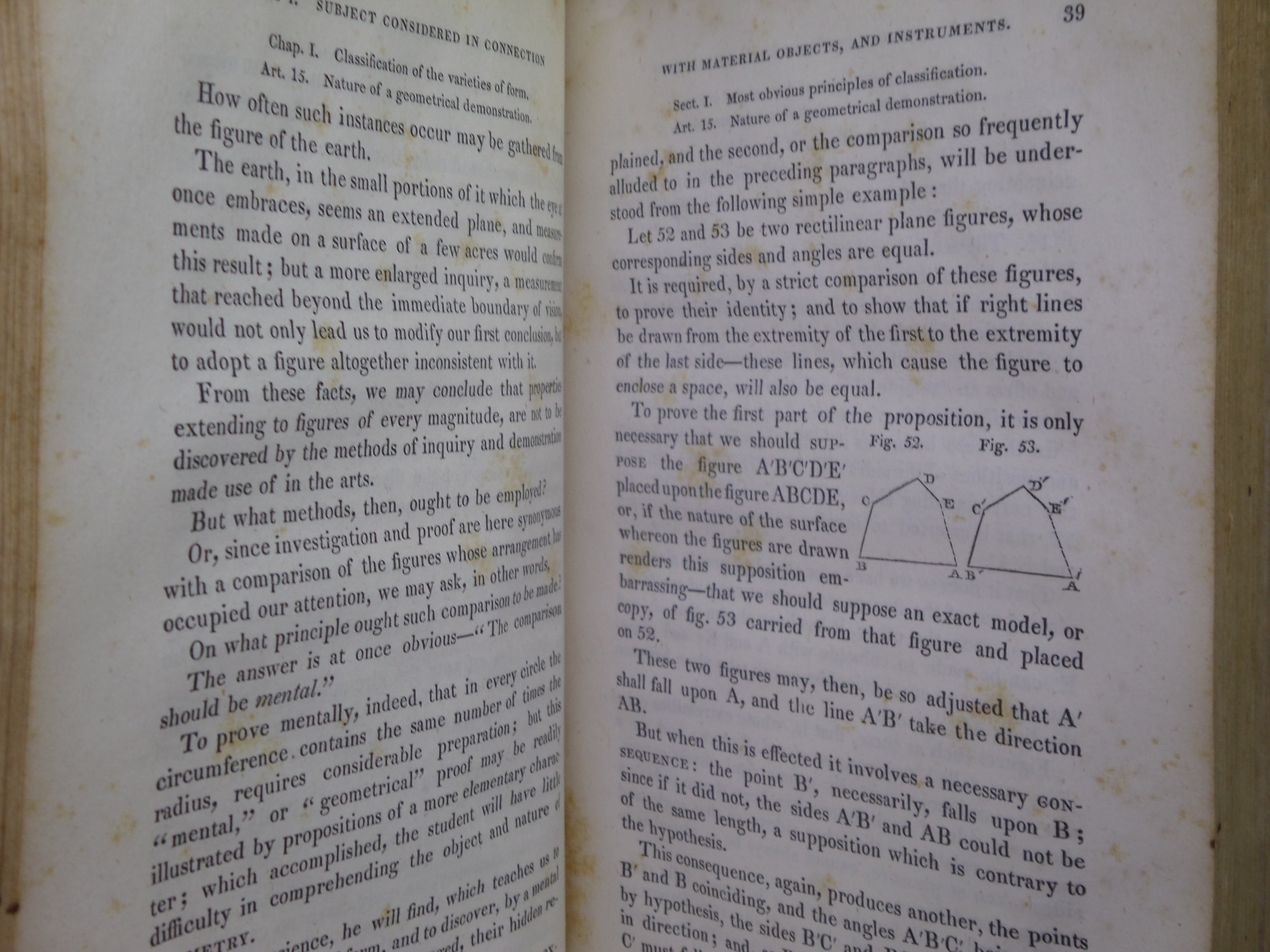 INDUCTIVE GEOMETRY BY CHARLES BONNYCASTLE 1834 FIRST EDITION