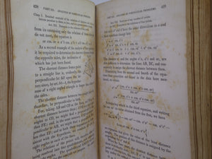 INDUCTIVE GEOMETRY BY CHARLES BONNYCASTLE 1834 FIRST EDITION