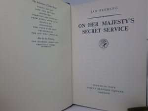 ON HER MAJESTY'S SECRET SERVICE BY IAN FLEMING 1963 FIRST EDITION