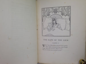 THE RAPE OF THE LOCK BY ALEXANDER POPE 1896 ILLUSTRATED BY AUBREY BEARDSLEY