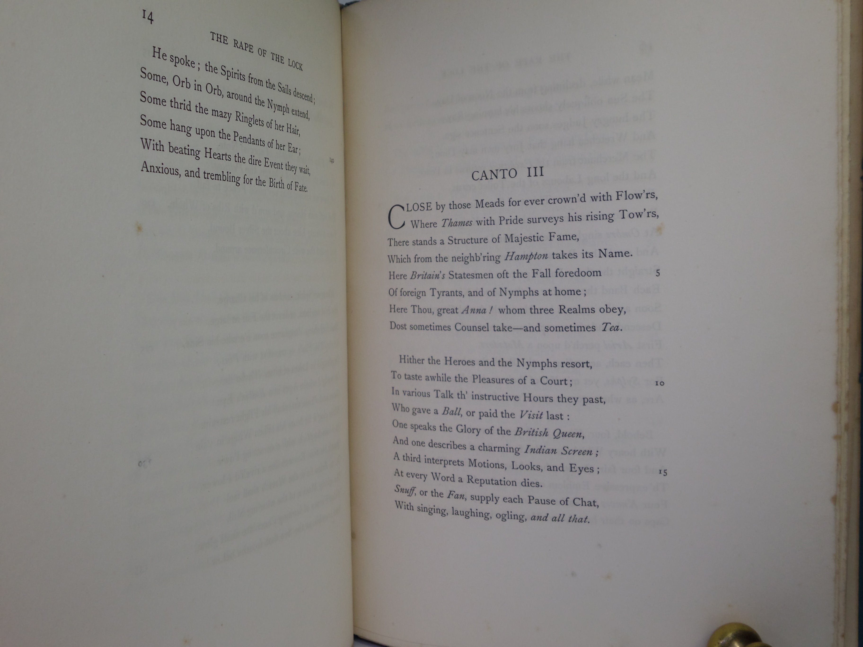 THE RAPE OF THE LOCK BY ALEXANDER POPE 1896 ILLUSTRATED BY AUBREY BEARDSLEY