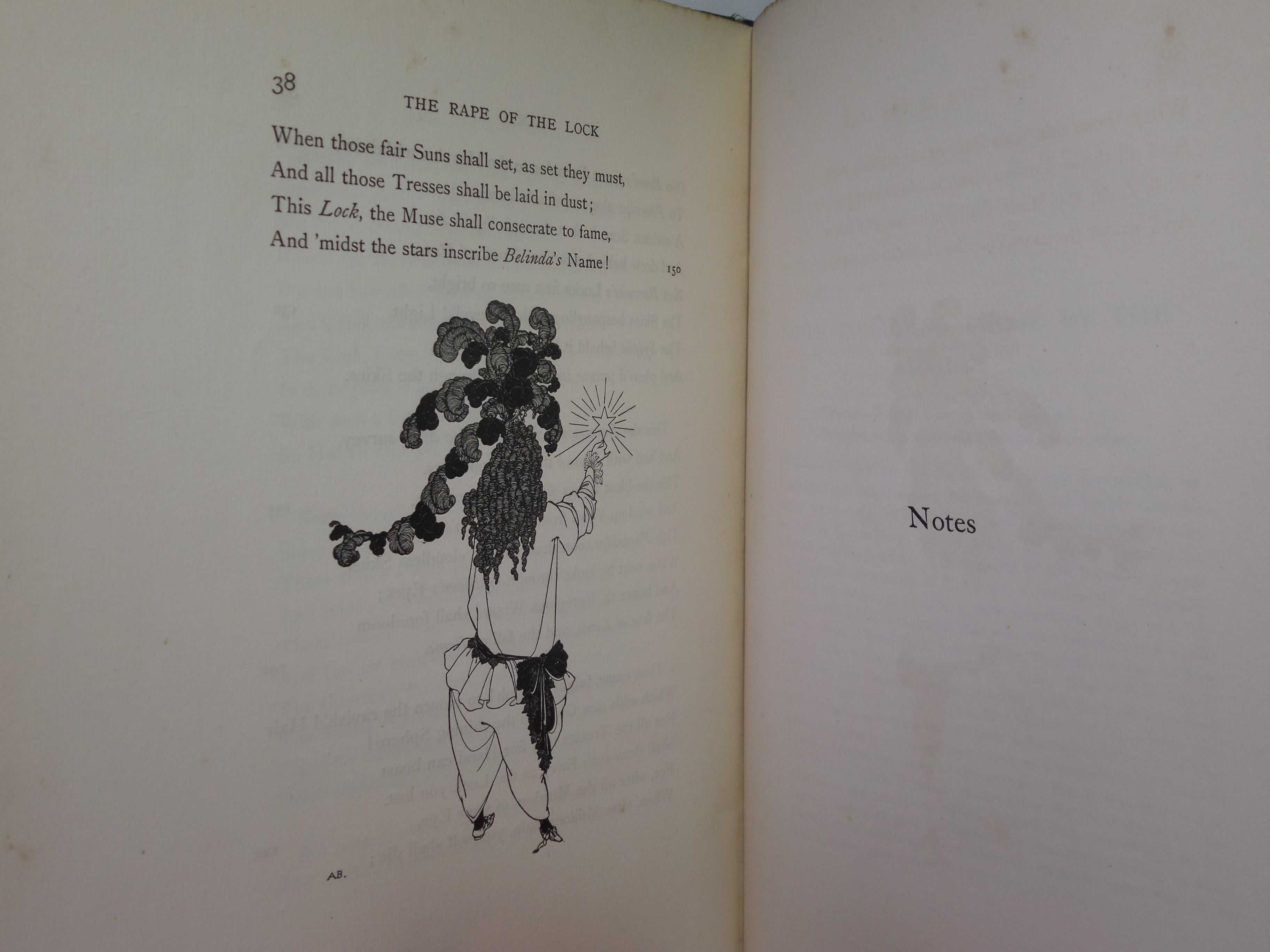 THE RAPE OF THE LOCK BY ALEXANDER POPE 1896 ILLUSTRATED BY AUBREY BEARDSLEY