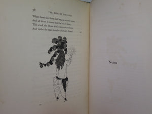 THE RAPE OF THE LOCK BY ALEXANDER POPE 1896 ILLUSTRATED BY AUBREY BEARDSLEY