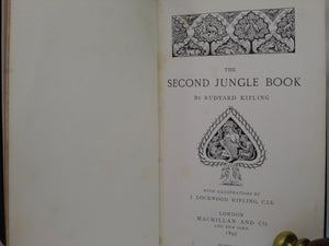 THE SECOND JUNGLE BOOK BY RUDYARD KIPLING 1895 FIRST EDITION