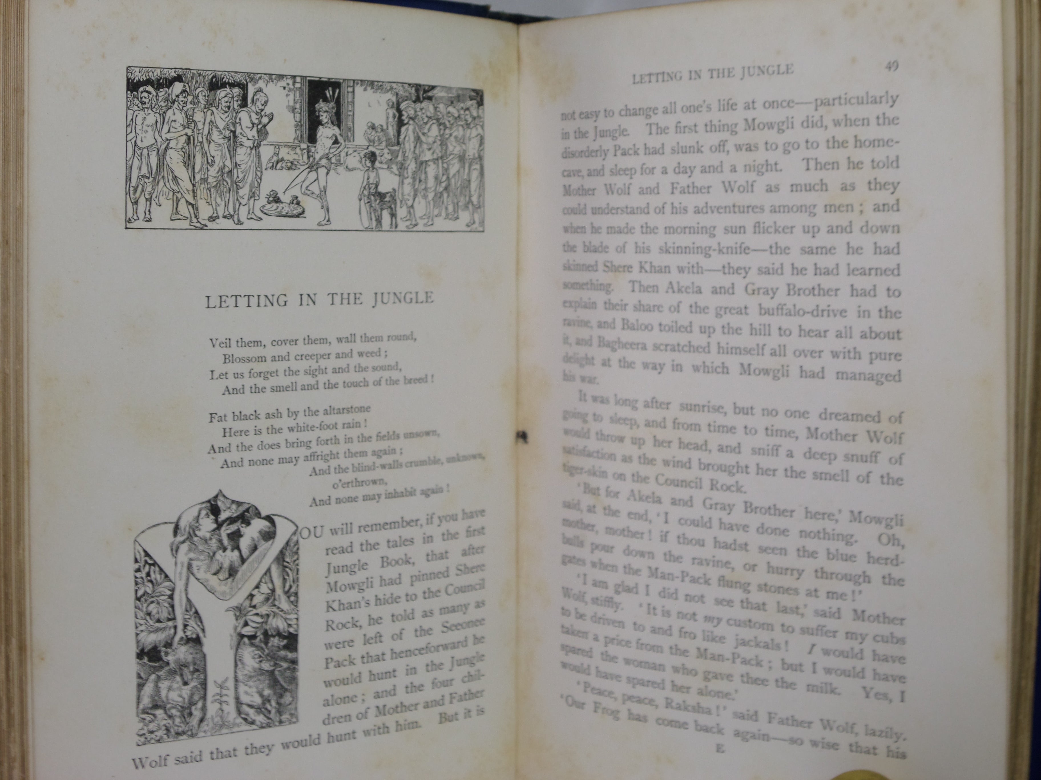 THE SECOND JUNGLE BOOK BY RUDYARD KIPLING 1895 FIRST EDITION