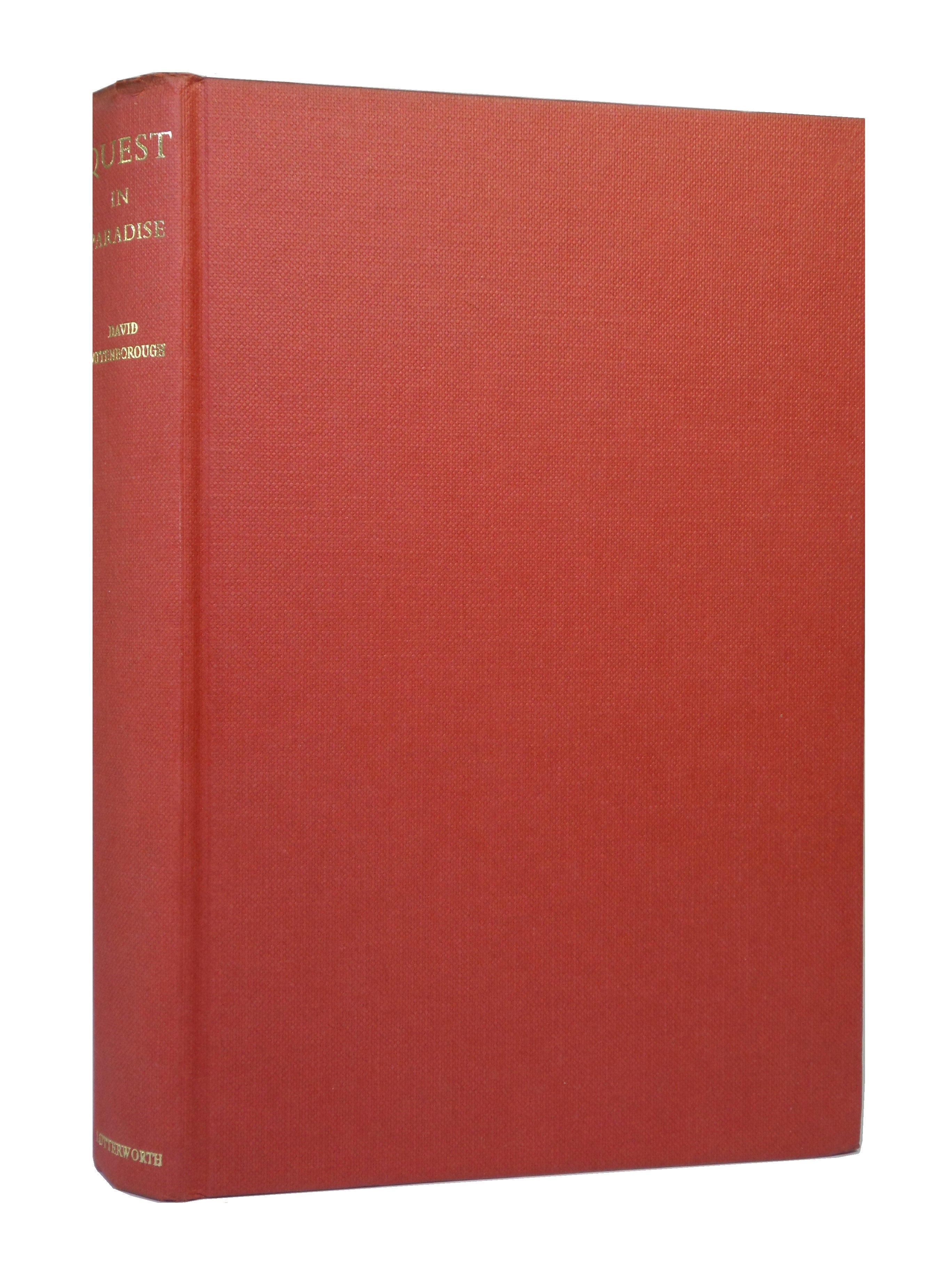 QUEST IN PARADISE BY DAVID ATTENBOROUGH 1960 SIGNED FIRST EDITION