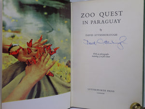 ZOO QUEST TO PARAGUAY BY DAVID ATTENBOROUGH 1959 SIGNED FIRST EDITION