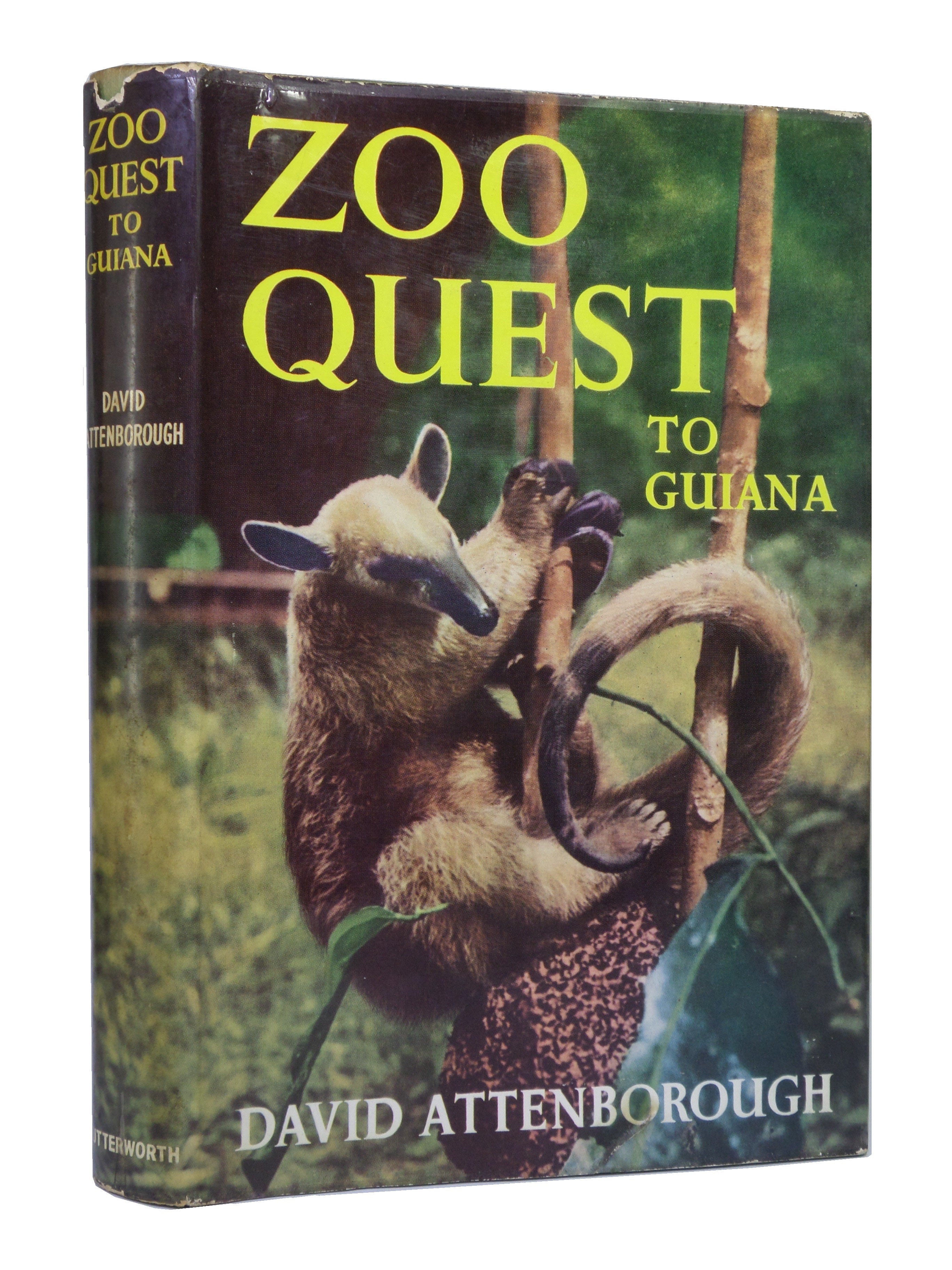 ZOO QUEST TO GUIANA BY DAVID ATTENBOROUGH 1960 SIGNED FOURTH IMPRESSION