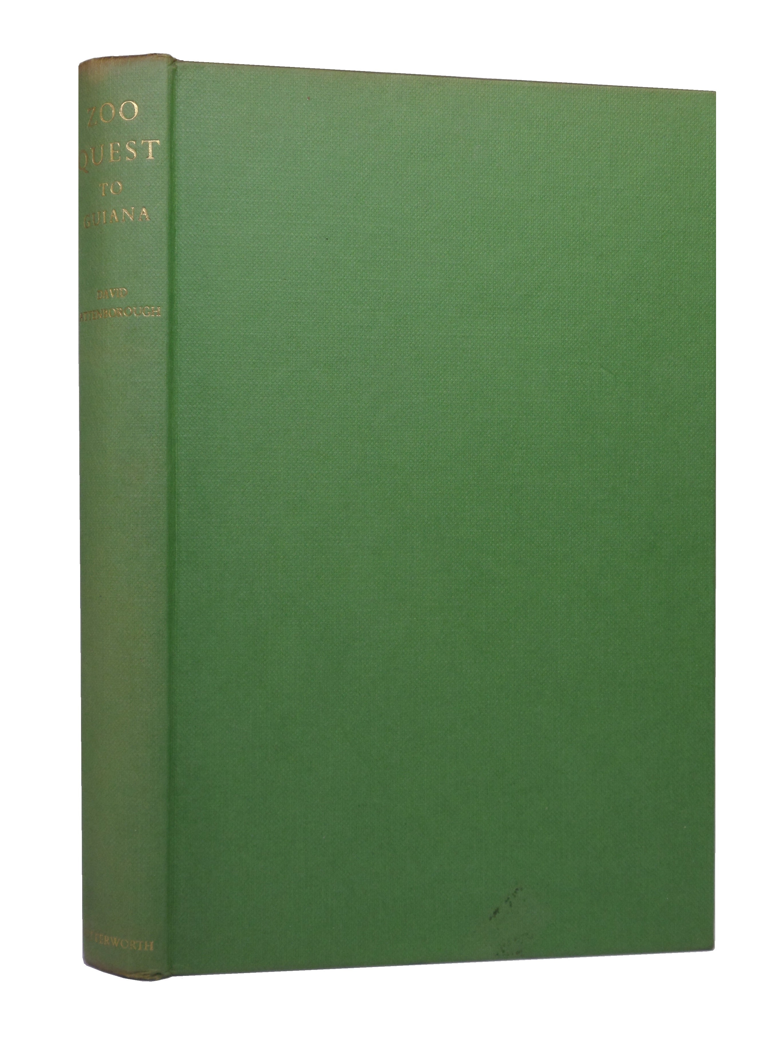 ZOO QUEST TO GUIANA BY DAVID ATTENBOROUGH 1960 SIGNED FOURTH IMPRESSION