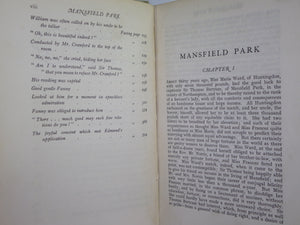 MANSFIELD PARK BY JANE AUSTEN 1908 C.E. BROCK ILLUSTRATIONS