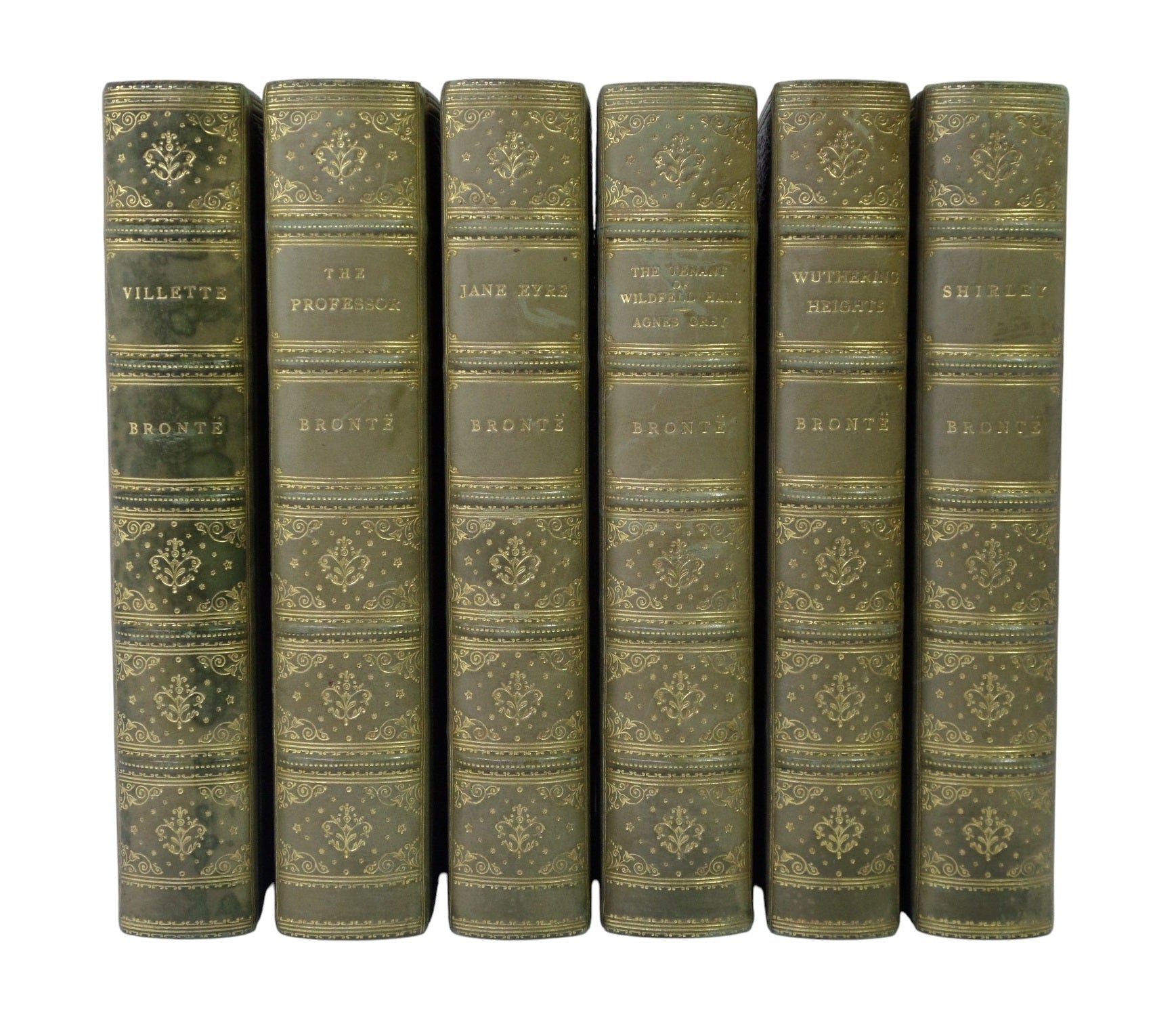 THE NOVELS OF THE BRONTE SISTERS 1922 FINELY BOUND BY J. & E. BUMPUS