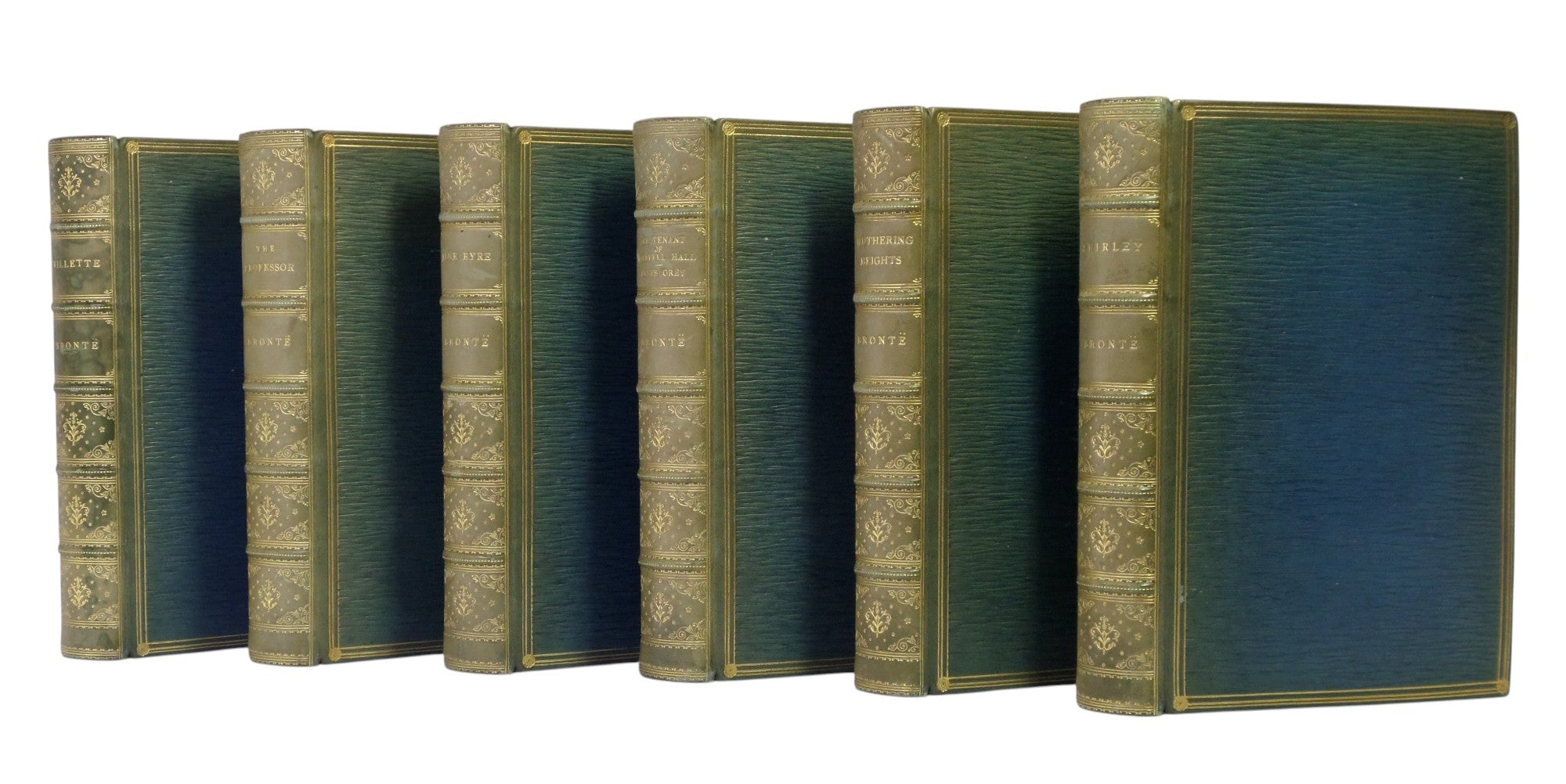 THE NOVELS OF THE BRONTE SISTERS 1922 FINELY BOUND BY J. & E. BUMPUS